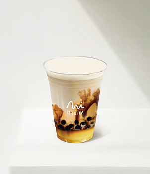 Pudding Boba Milk Tea